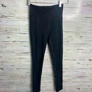 Girlfriend Collective Black High Rise  Full Length Leggings size xs